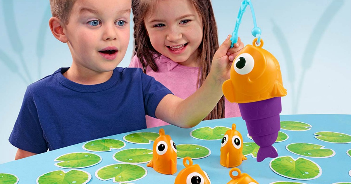 kids playing the Five Little Fish Game