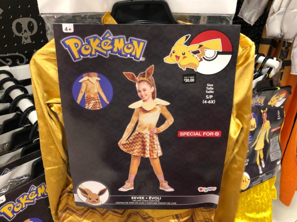 Girls' Pokemon Eevee Deluxe Halloween Costume