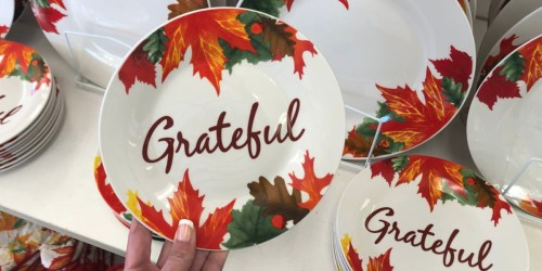 Fall Themed Harvest Tableware Only $1 at Dollar Tree