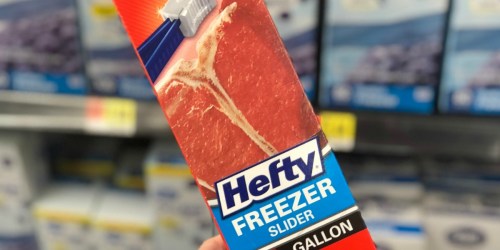 Hefty Slider Gallon Freezer Bags 56-Count Only $5.14 Shipped on Amazon + More