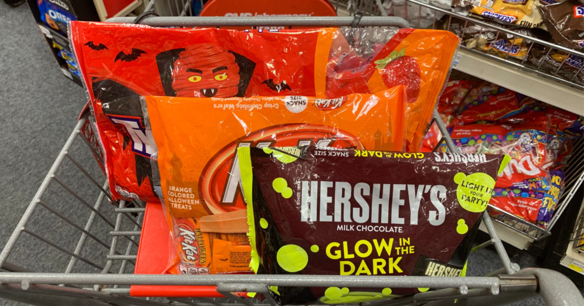 Hershey's candy in basket