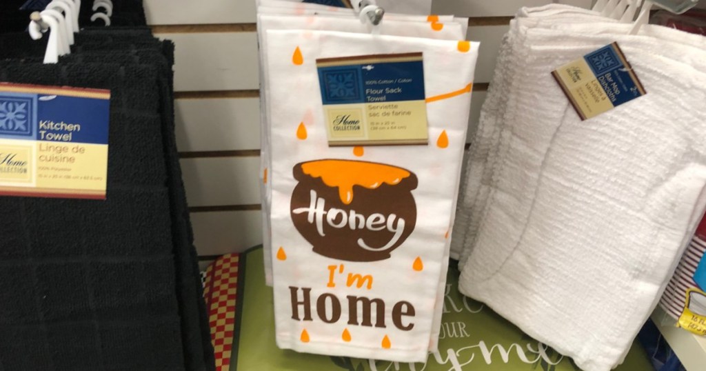Honey I'm Home Dish Towel Dollar Tree