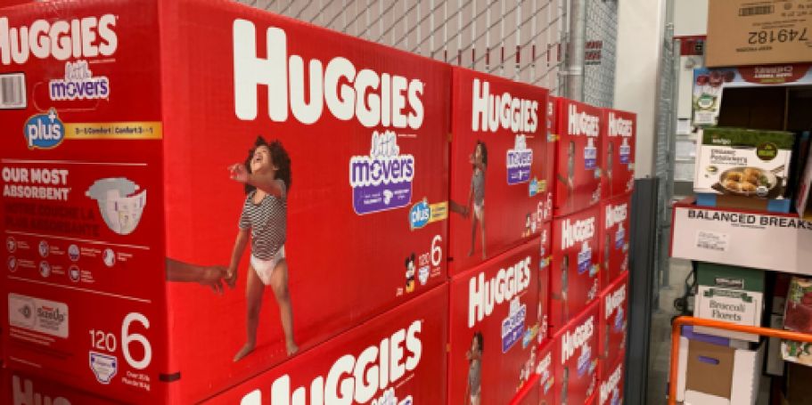 $10 Off Huggies Diapers + Free Shipping on Costco.com (Cheaper Than Kirkland!)