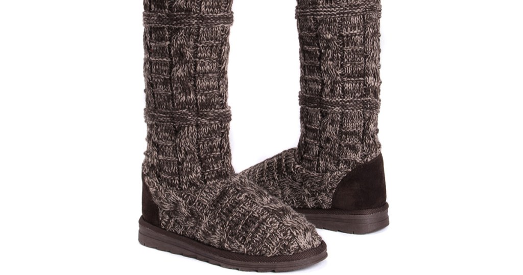 pair of java muk luks boots