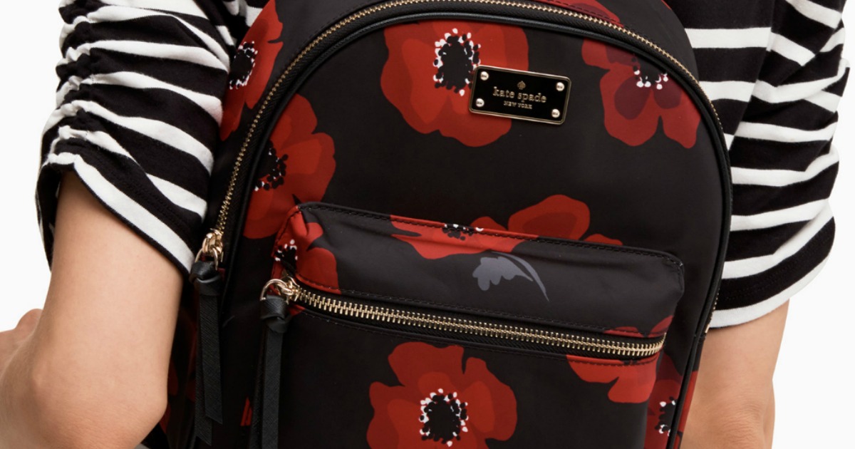 Kate spade wilson road poppy clearance backpack