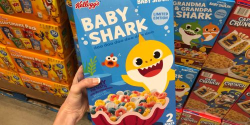 Kellogg’s Baby Shark Cereal 2-Pack Only $5.98 at Sam’s Club | Just $2.99 Per Box