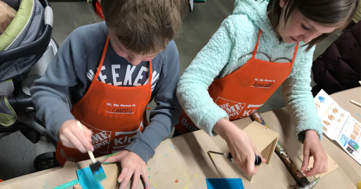Free Home Depot Kids Makes the Best Weekend Activity