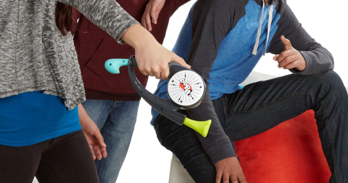 Kids playing with Bop It Game