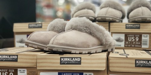 Kirkland Signature Sheepskin Slippers Only $22.99 at Costco | Compare to UGG