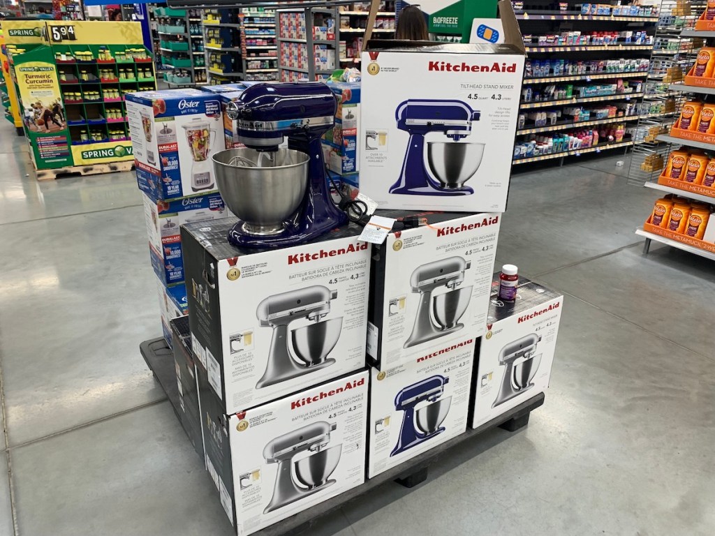 KitchenAid Mixer on display at Walmart