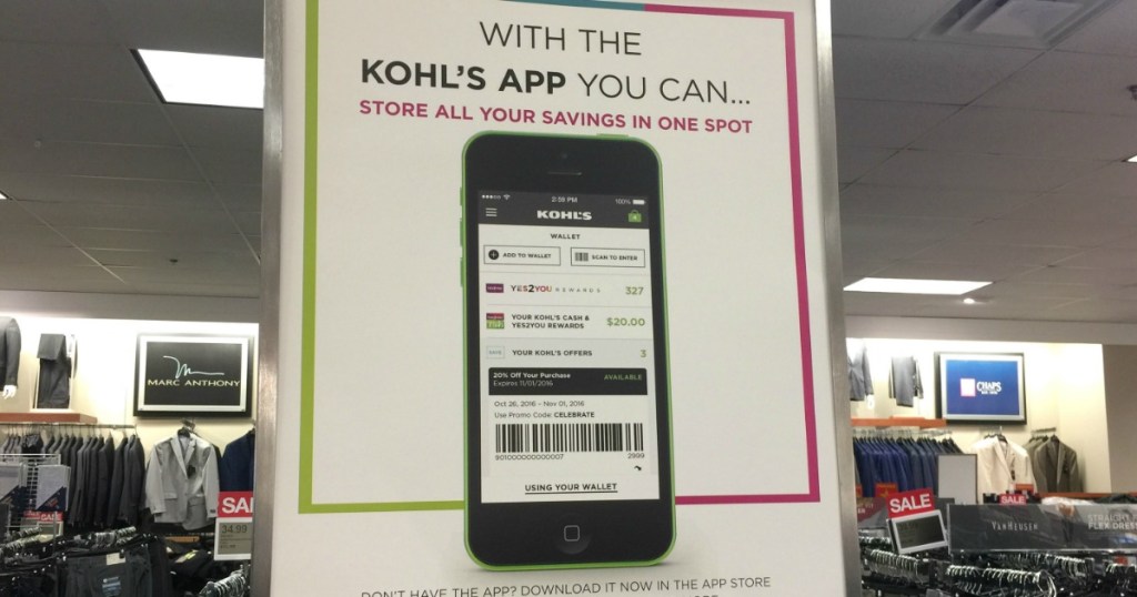 Kohl's App Sign