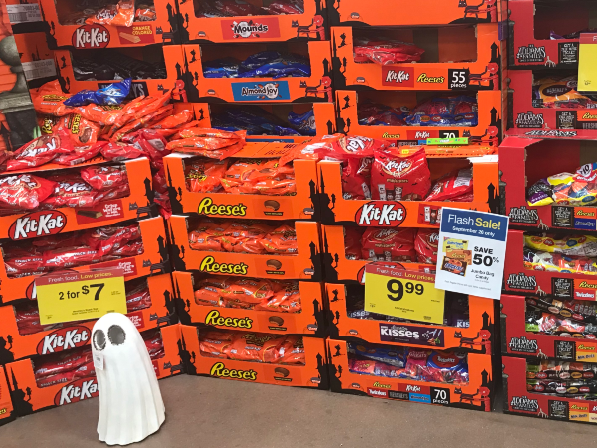 50 Off Halloween Candy Jumbo Bags at Kroger Stores (September 26th