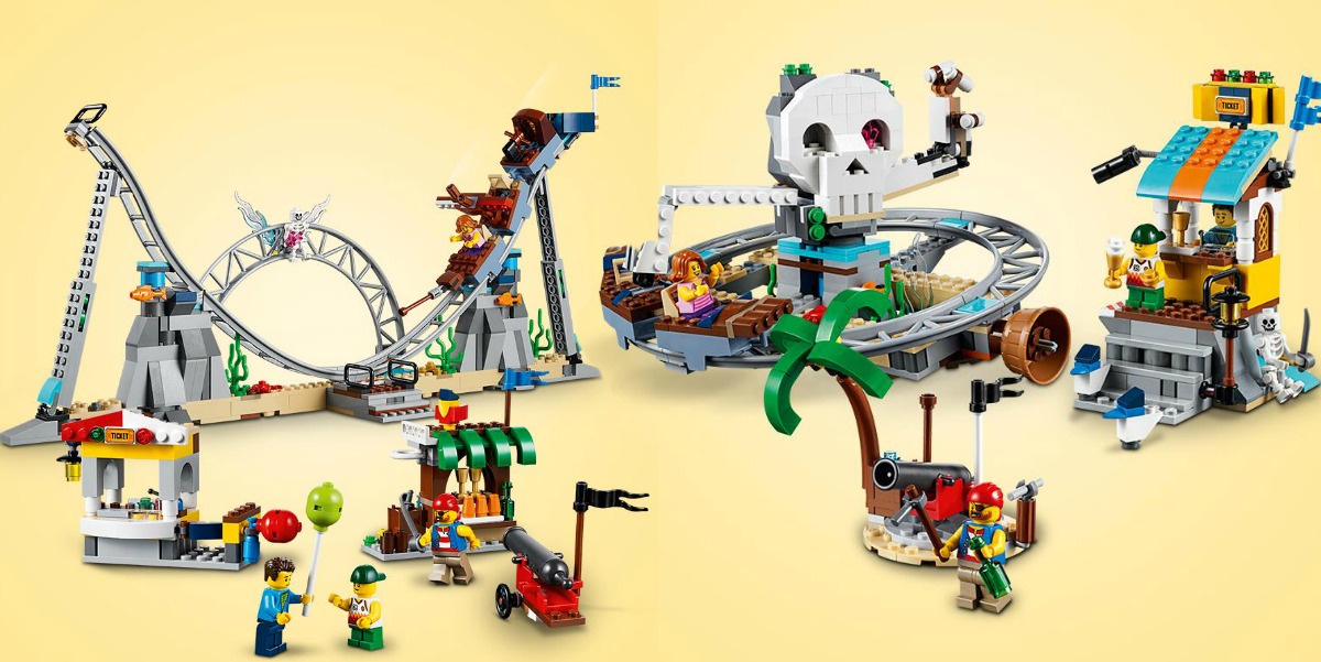 lego roller coaster pirate