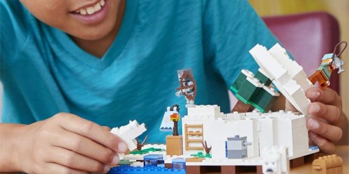 LEGO Minecraft The Polar Igloo Building Kit Only $18.99 (Regularly $30)