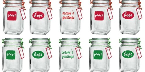 Mainstays Holiday Glass Jars 6-Pack Only $5.99 at Walmart (Regularly $12) + More