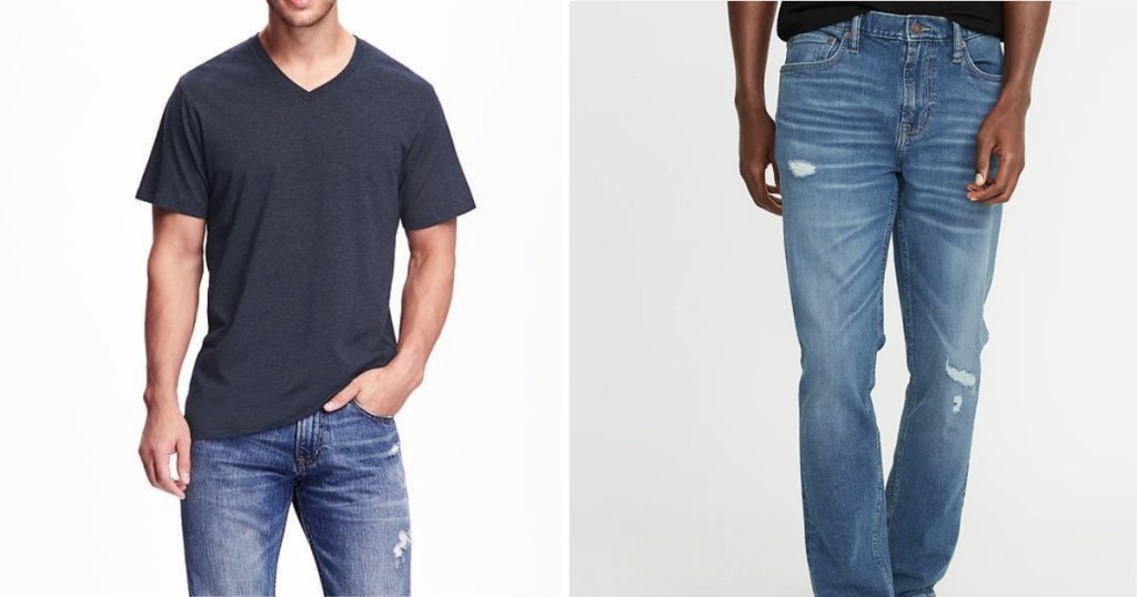 Men's Tee and Jeans from Old Navy