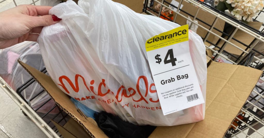 Michaels Grab Bags Only 4 Filled with Crafts Hip2save