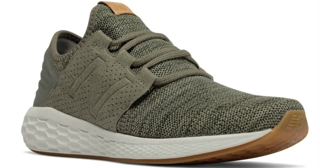 New Balance Men's Fresh Foam Cruz v2 Knit Running Shoes in olive