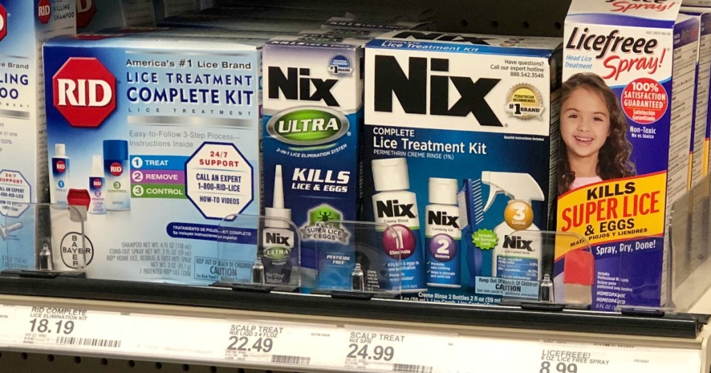 Nix Treatments on shelf