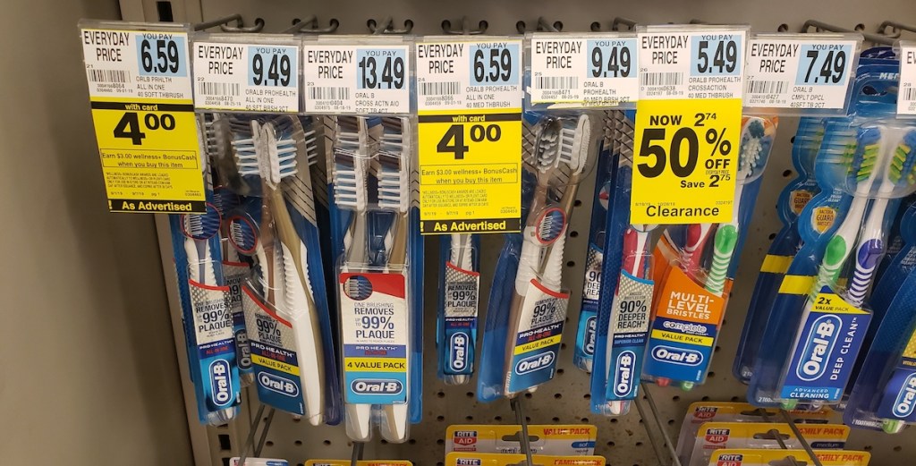 Oral-B Toothbrushes at Rite Aid