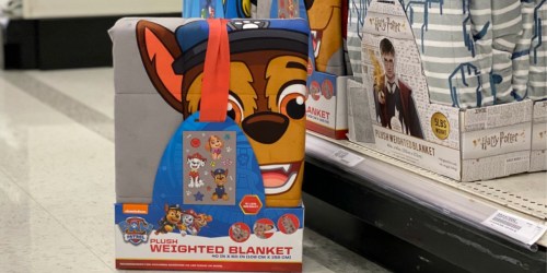 Kids Character Weighted Blankets Only $32 at Target | Paw Patrol, Harry Potter & More