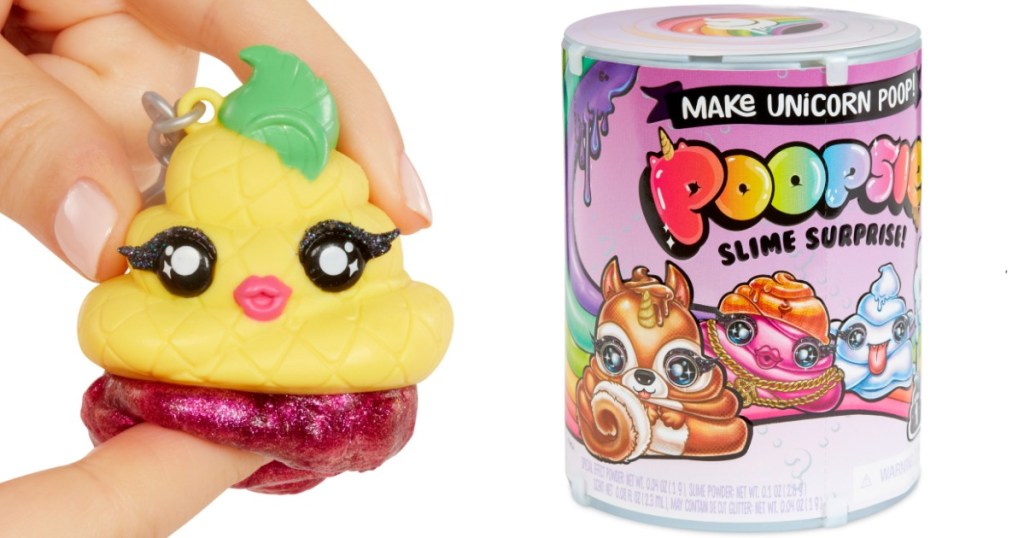 Poopsie Slime Surprise Pack Series 1-2 with pineapple slime toy in hands
