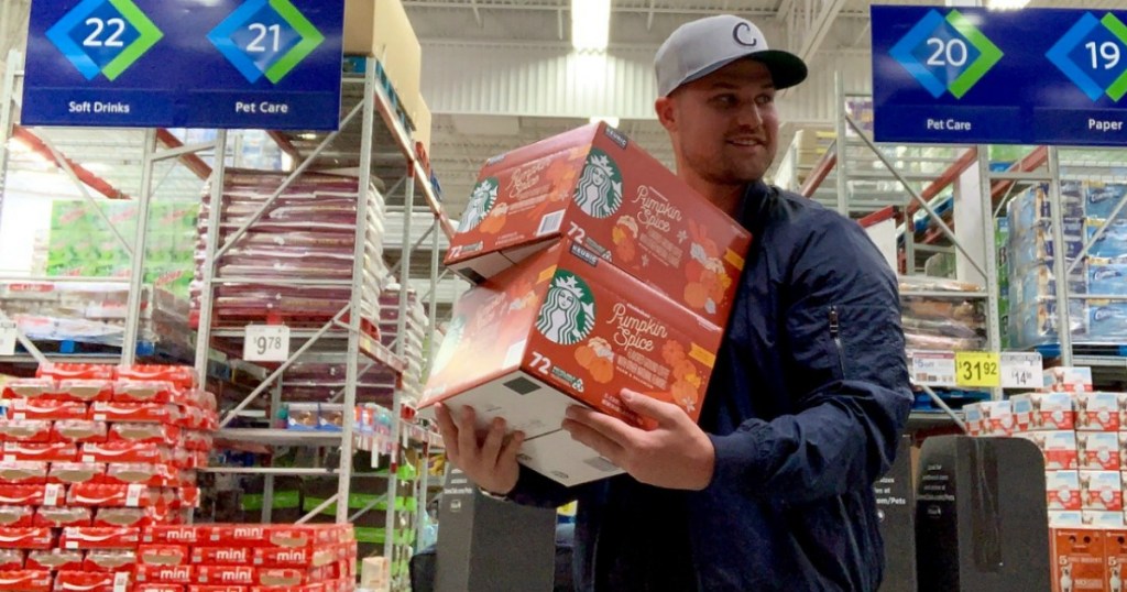 Stetson carrying Pumpkin Spice K-Cups