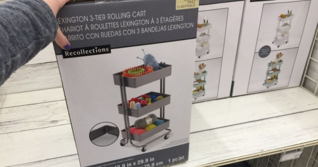 recollections rolling cart at michaels