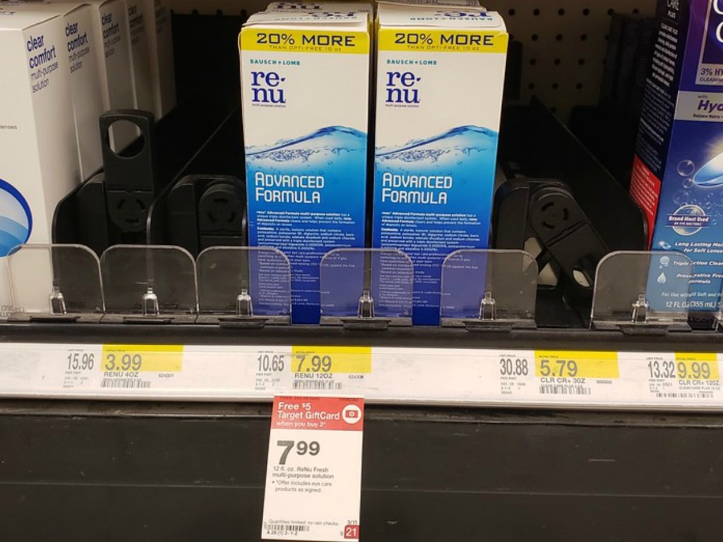 Renut Contact Solution at Target