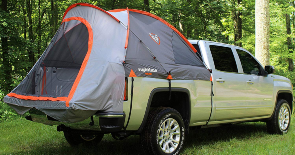 Rightline Gear Truck Tent on truck in wilderness