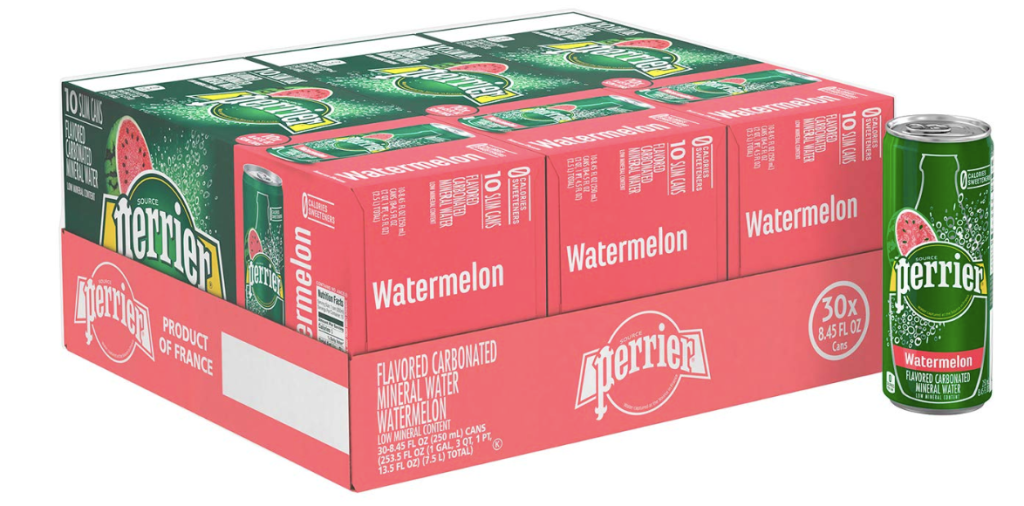 30 cans of Perrier Watermelon