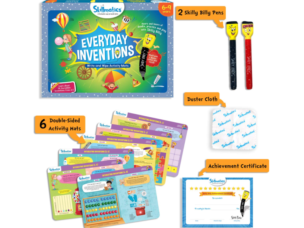 Skillmatics Educational Game: Everyday Inventions (6-9 Years)