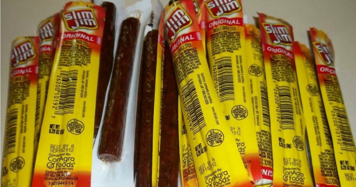 Slim Jim Snack Sticks 46-Count Only $8 Shipped on Amazon - Just 17 ...