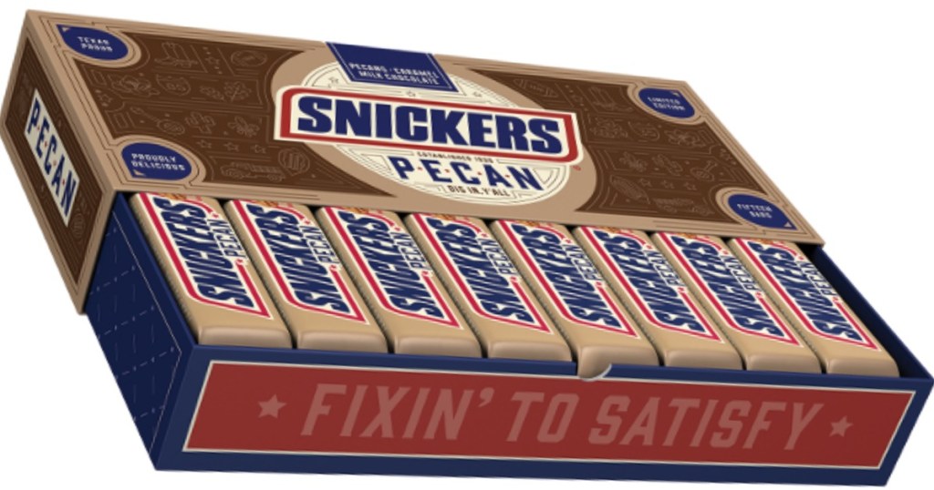 Snickers Pecan Candy Bars