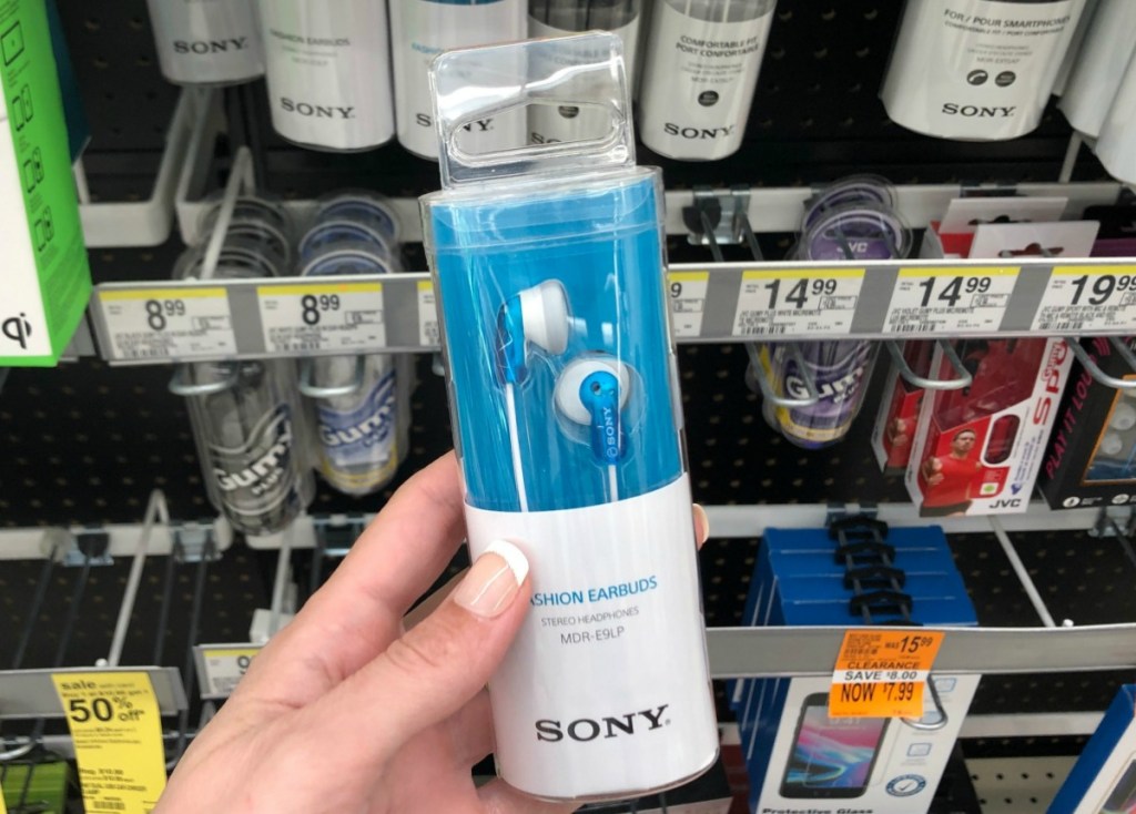 Pair of Sony brand fashion earbuds