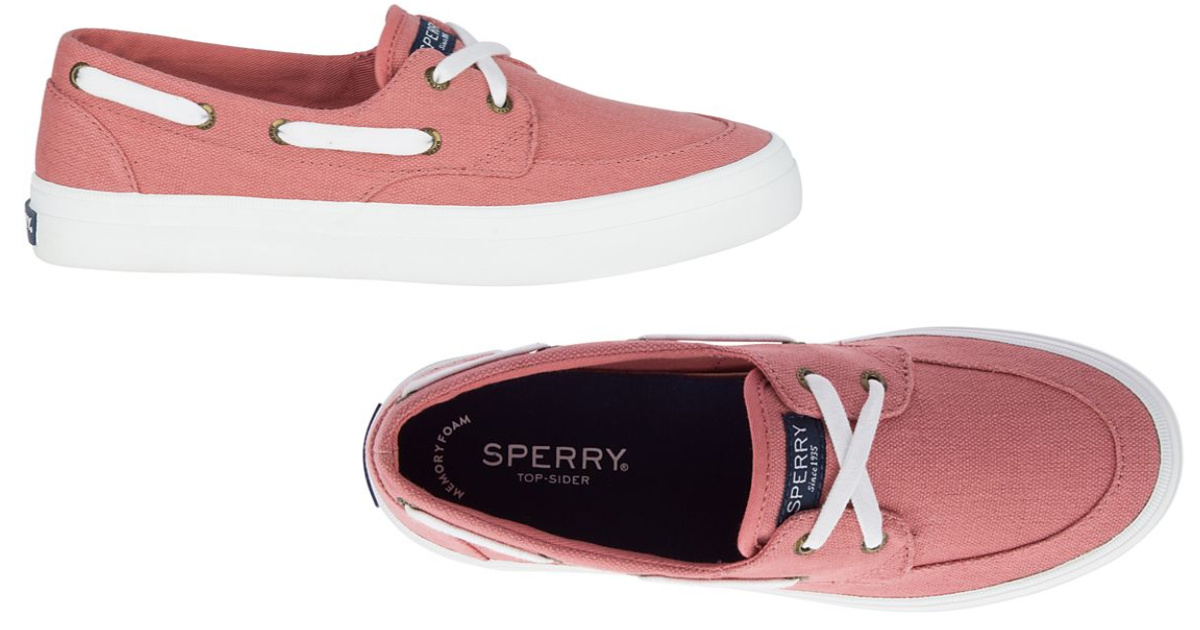 pink sperrys men's