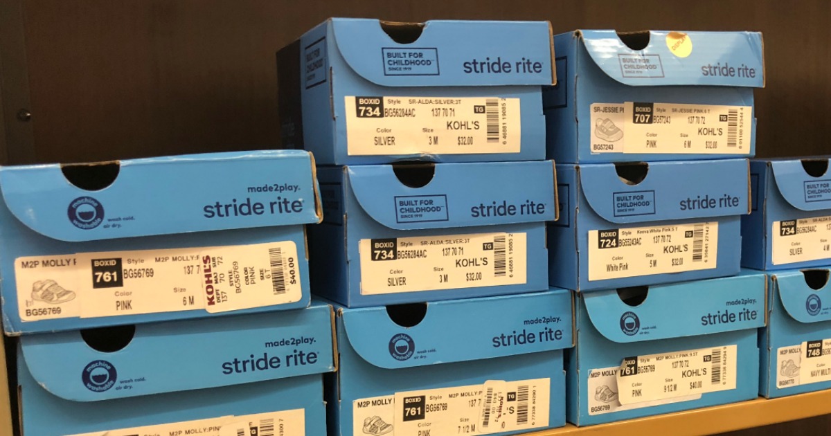 60% Off Stride Rite Kids Shoes at Kohl 