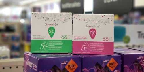 Summer’s Eve Cleansing Cloths Only 59¢ Each at CVS
