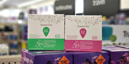 Summer’s Eve Cleaning Cloths as Low as 52¢ at CVS | Starting 9/29