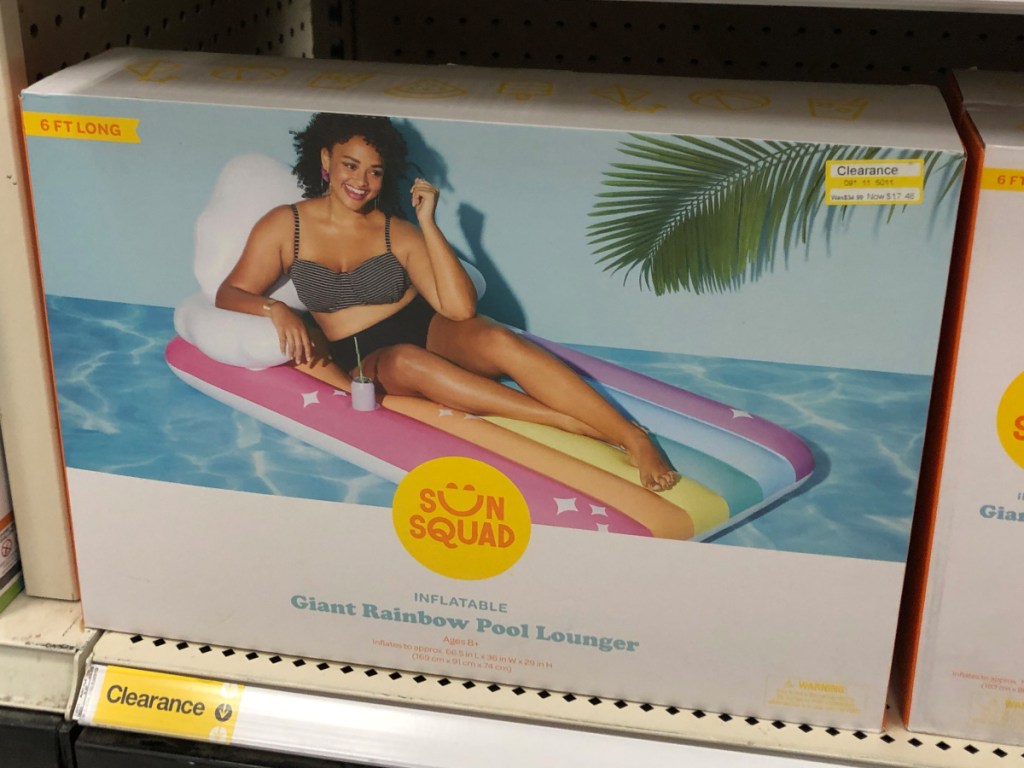Sun Squad Giant Rainbow Lounger at Target