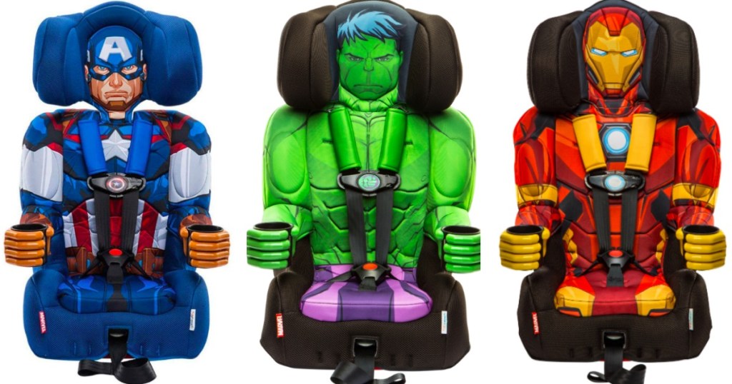 Super Hero Car Seats - Iron man, Hulk and Captain America