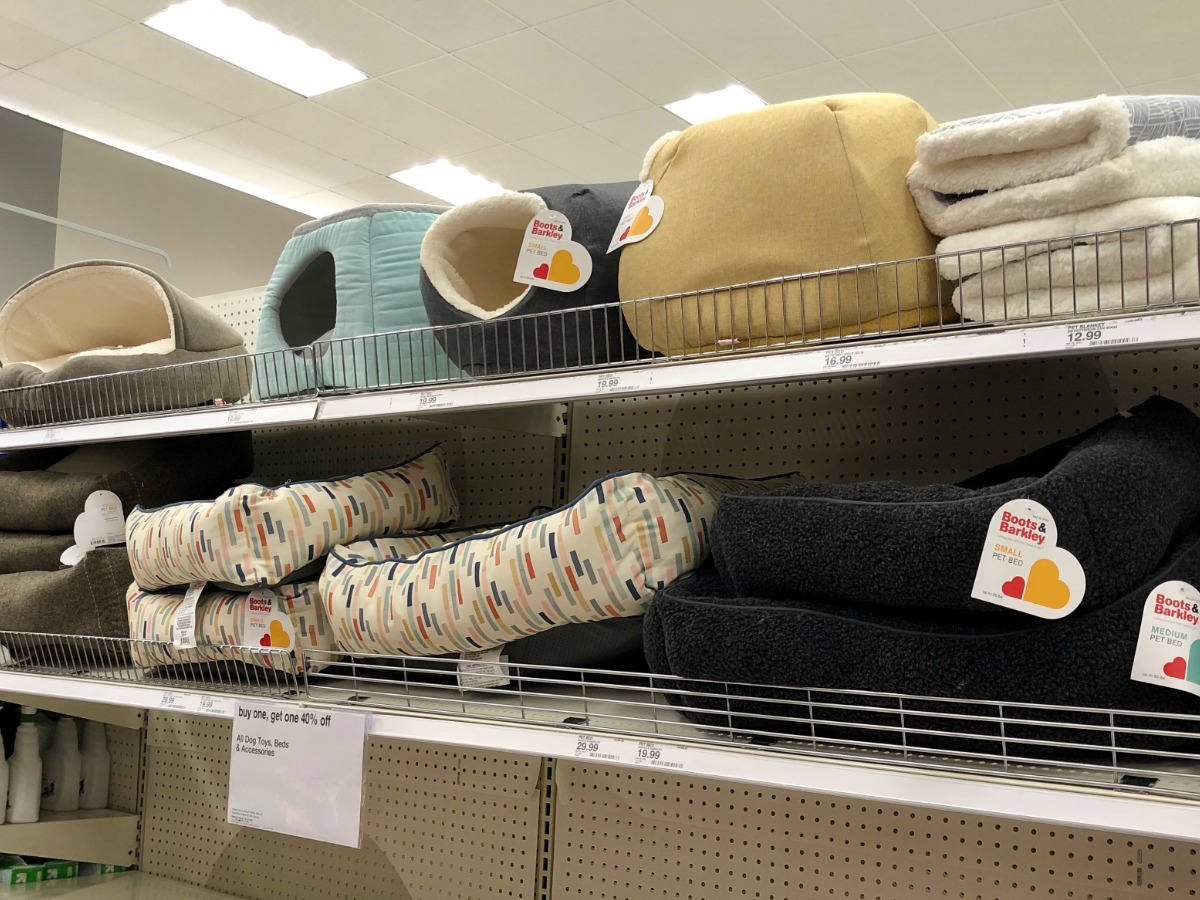 Target Dog Beds on store shelves