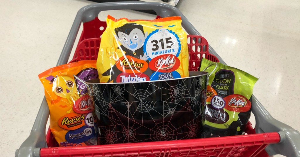 Target Halloween Candy in Cart