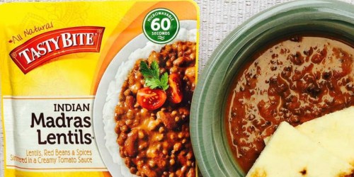 Tasty Bite Indian Entree Madras Lentils 6-Pack Only $5 Shipped at Amazon | Just 86¢ Per Pouch