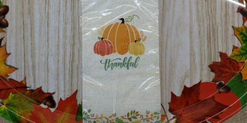 Thanksgiving & Harvest Tableware Only $1 at Dollar Tree