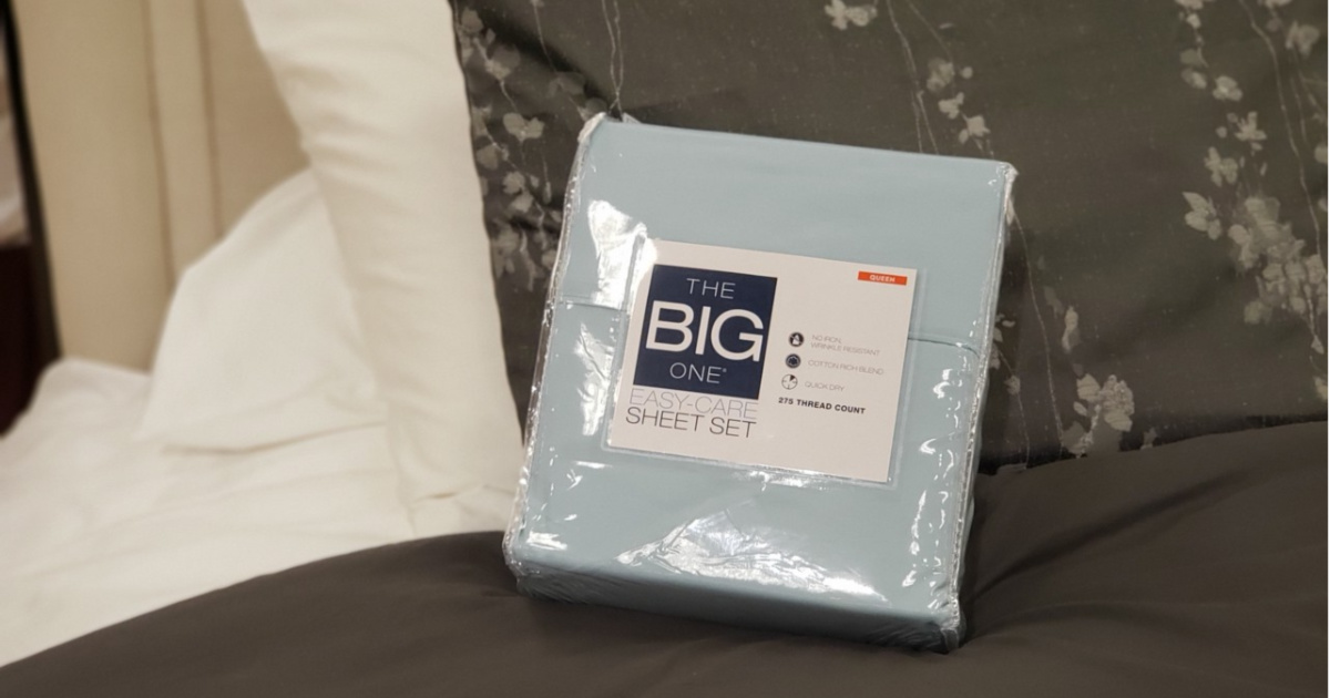 The Big One Sheet Sets ALL Sizes Only 16.99 at Kohl's (Regularly up