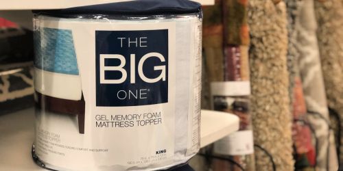 The Big One Gel Memory Foam Mattress Toppers – ALL Sizes Only $25.49 (Regularly up to $120) + Get $5 Kohl’s Cash