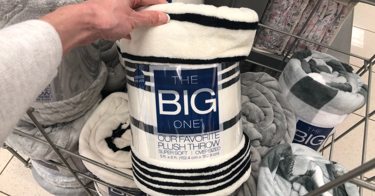 kohl's the big one supersoft plush throw