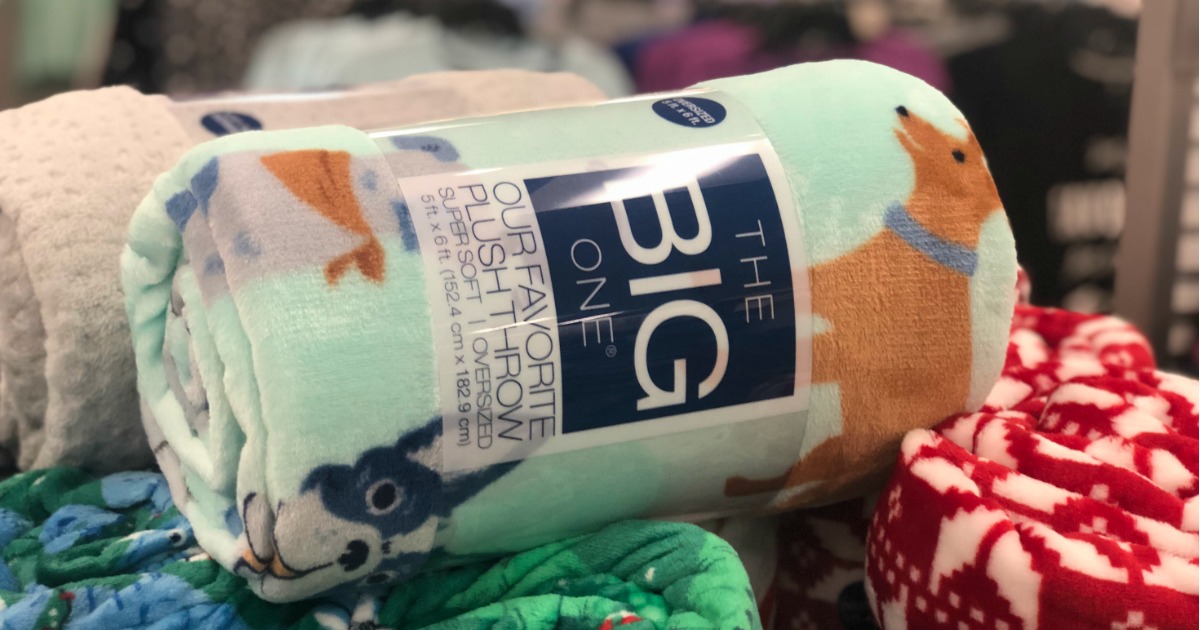 The Big One Supersoft Plush Throws as Low as 7.39 at Kohl's Includes