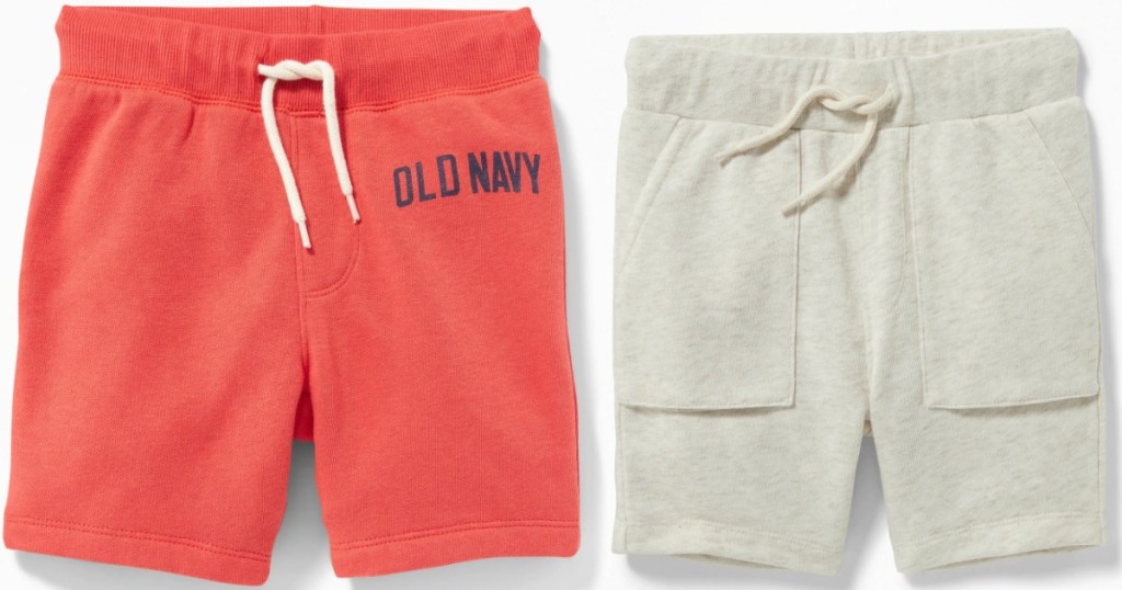 Two styles of boys shorts from Old Navy